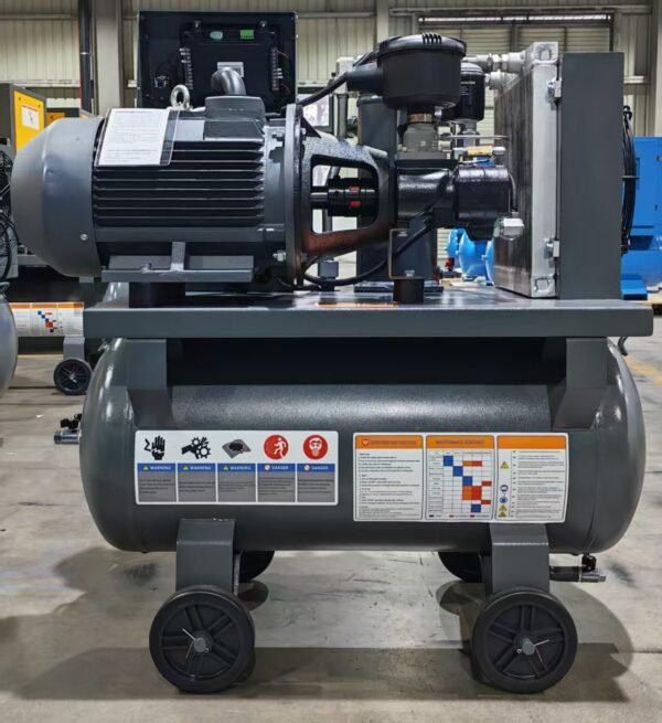 SAYI 5.5kw 7.5hp 8bar 100L Movable Fixed Speed Small Screw Air Compressor