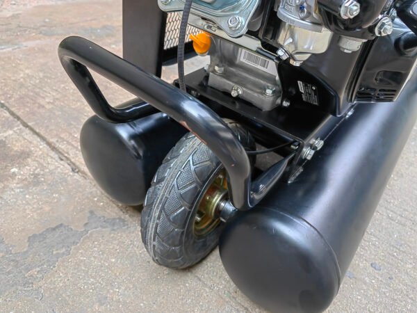 Sayiair Al2065 Customized 6.5HP 8bar Gasoline Engine 50lx2 100L double tank Air Compressor