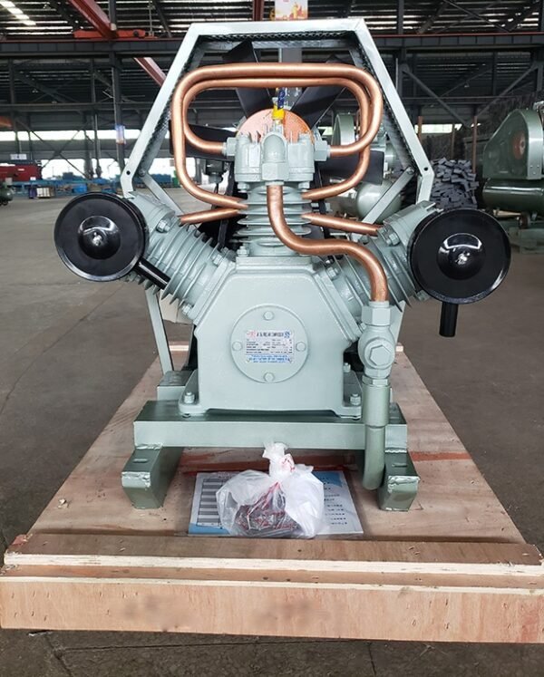 Israel Customized 7.5Kw 10HP Three Cylinders Cast Iron Pump Oil-free Reciprocating Piston Air Compressor