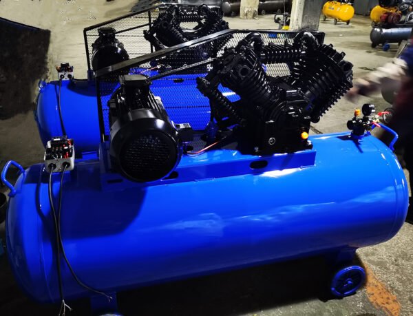 SY-V2105M 12.5 Bar Belt Driven 10HP Base Mounted High Pressure Air Compressor 178 psi without Tank