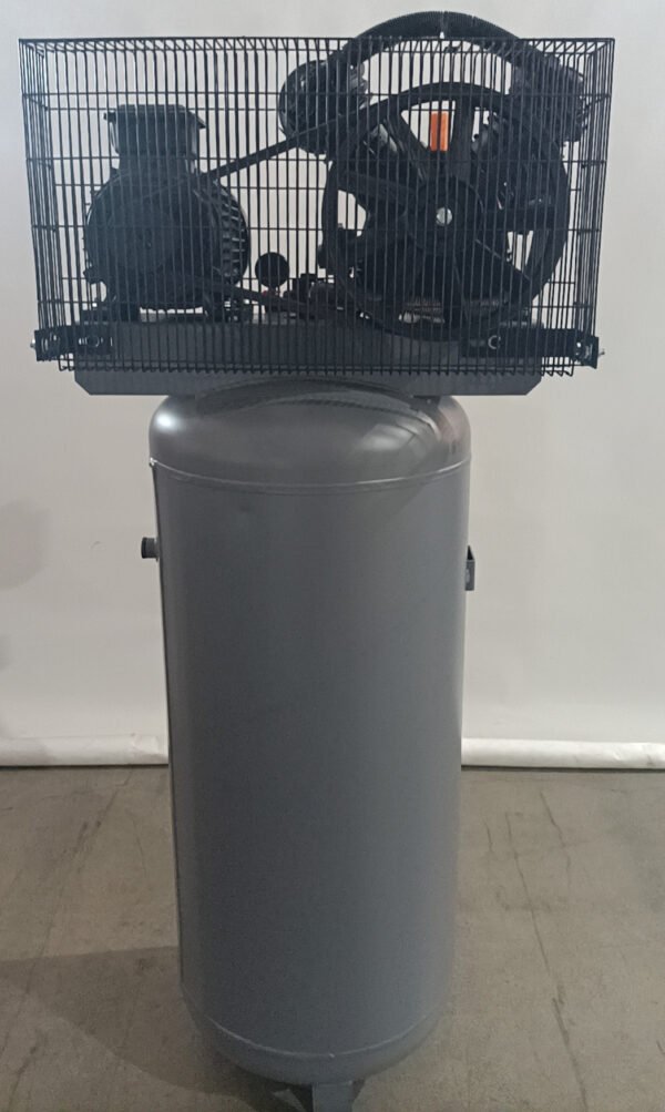 Sayiair V2080t CE Two Stage 5HP 12bar Cast Iron High Pressure Reciprocated Air Compressor with ASME Vertical Tank 230L