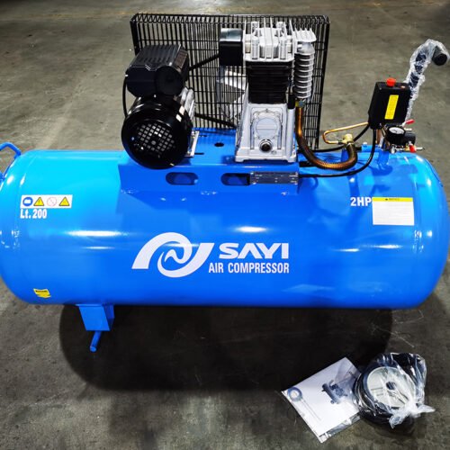 SAYI AL2065 2HP 200L Italy Aluminum Air Pump Head Portable Air Compressors
