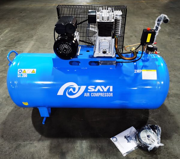 SAYI AL2065 2HP 200L Italy Aluminum Air Pump Head Portable Air Compressors