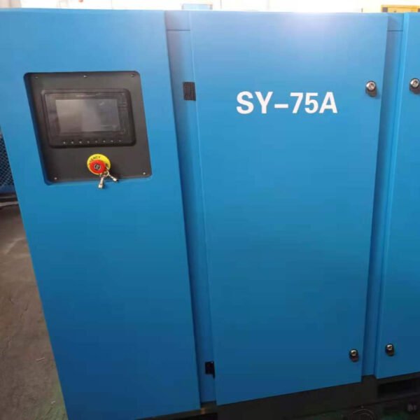 Pneumatic Power SAYI 75HP Industrial Compressor Air CE Approved Single Stage Screw Air Compressor
