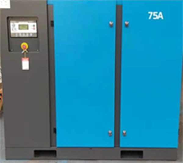 Top quality factory OEM Working Frequency Single two Stage Power Machinery Screw Air Compressor 75HP