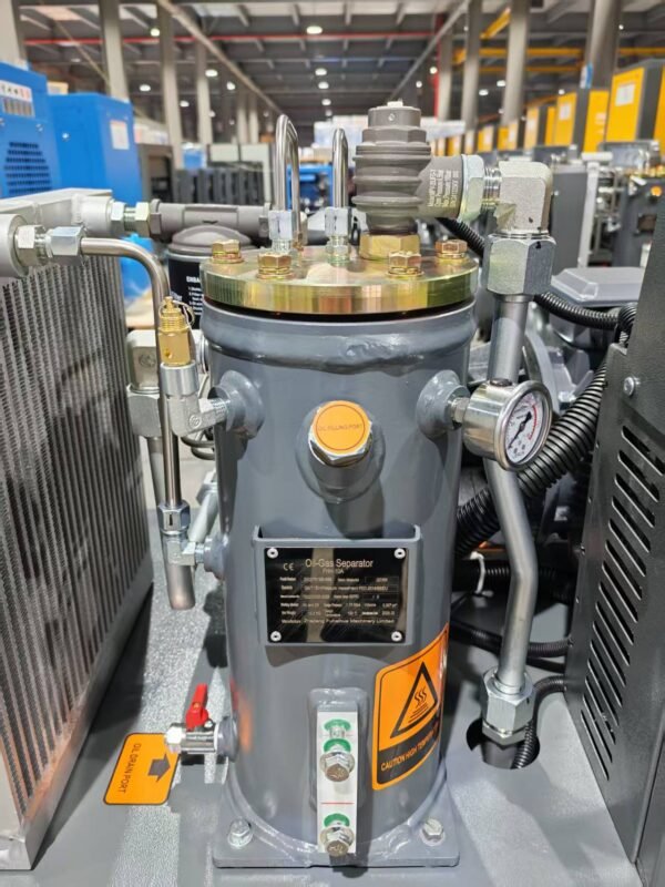 SAYI CE 2-10-1 4.5KW 5.5HP 100L Portable Lubricated Air Cooled Mini Screw Air Compressor