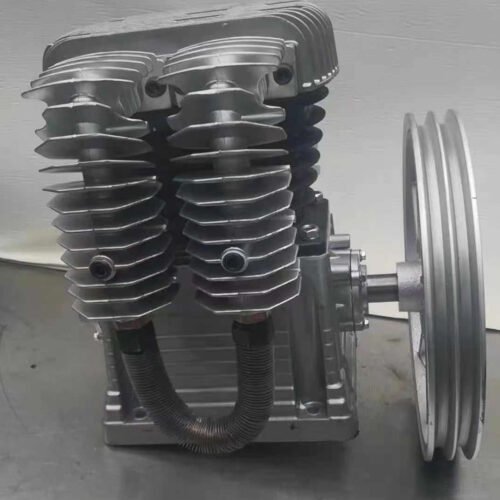 European type K28 air pump Aluminum Compressor head compressor pump piston belt driven air compressor pump