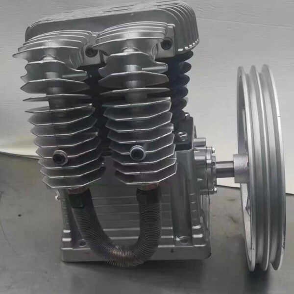 European type K28 air pump Aluminum Compressor head compressor pump piston belt driven air compressor pump