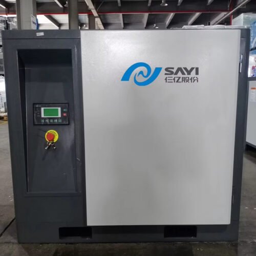 Sayi 11kW 15HP 10bar Belt Driven Single Stage Screw Compressor