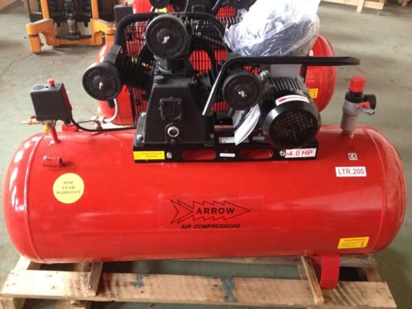 Custom made SY-V2065 Two Cylinder Compressor Head 8 bar 2.2kw Piston Air Compressor 200l