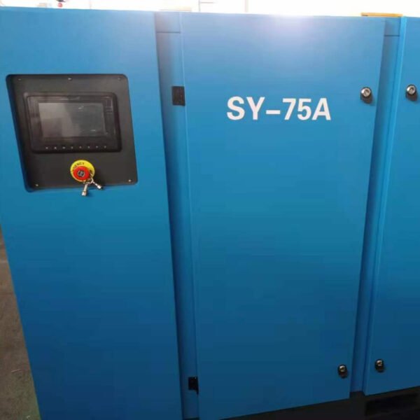 Pneumatic Power SAYI 75HP Industrial Compressor Air CE Approved Single Stage Screw Air Compressor