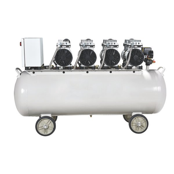 High quality SY600 4/120L Oil free Silent Clean Air Oilless Clinical Dental Movable Air Compressor
