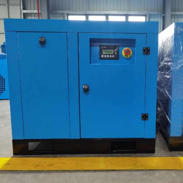High quality factory direct selling working frequency load industrial single stage rotary Screw air compressor mining
