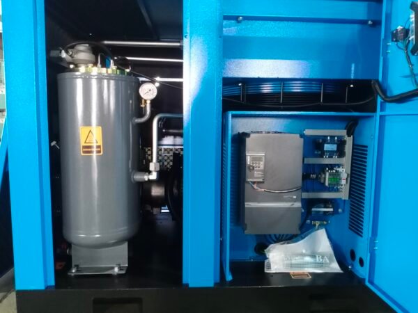 Sayi 37kw 50HP IP55 Pm Motor Variable Speed 8bar Single Stage Screw Compressor