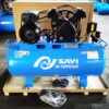 SAYI V2065 Cast Iron Two Cylinder Compressor Head 8 bar 3HP Piston Air Compressor 100L