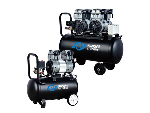 Dental Compressor SY-1200 2/65L 8 air bar Compressor Oilless Engine 2400W Portable Oil Free Air Compressor with 65L