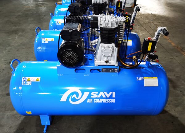 SAYI AL2065 2HP 200L Italy Aluminum Air Pump Head Portable Air Compressors