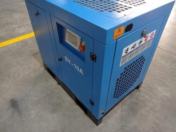 CE Approved SY-10A Single Stage Permanent Magnet Frequency Air Dryer Screw Air Compressor