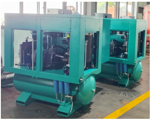 CE Approved 15HP 30HP 40hp PM motor Integrated Screw Air Compressor