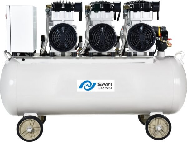 Quality Guarantee SY1200 3 140L Medical Dental Machines Compressor Oilless Engine Air Compressor