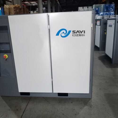Sayi 37kW 50HP IP55 Pm Motor VSD VFD 8bar Single Stage Screw Compressor