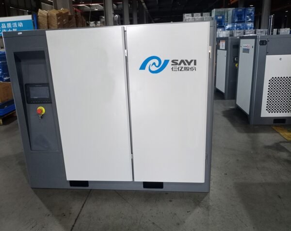 Sayi 37kW 50HP IP55 Pm Motor VSD VFD 8bar Single Stage Screw Compressor