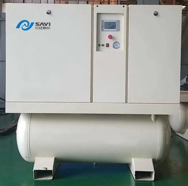Factory Direct Selling All in One SY-10M 8bar IP55 Magnetic Motor 200l Air Dryer Screw Air Compressor 7.5Kw 3 in 1