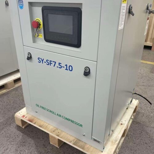SY-SF7.5-10 5,5-kW-ölfreier Scroll-Luftkompressor – Ansicht 2