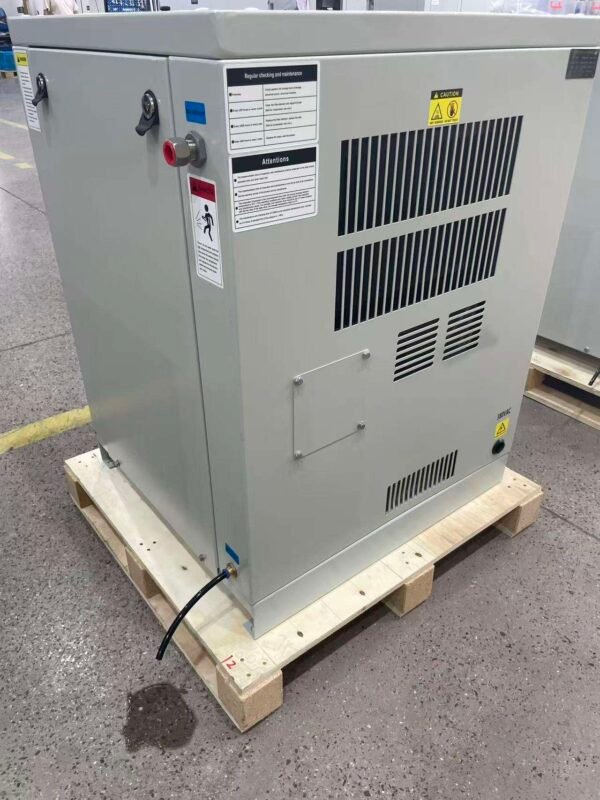 SY-SF5-10 3,7 kW ölfreier Scroll-Luftkompressor mit Motor der Schutzart IP54 – Ansicht 3