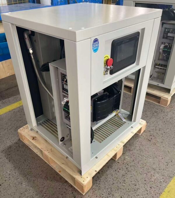 SY-SF5-10 3,7 kW ölfreier Scroll-Luftkompressor mit Motor der Schutzart IP54 – Ansicht 5