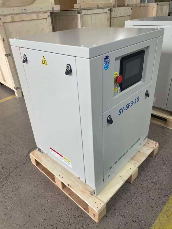 SY-SF3-10 2,2 kW 220 V ölfreier Scroll-Luftkompressor – Ansicht 2