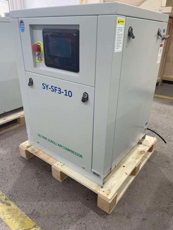 SY-SF3-10 2.2KW 380V three phase oil-free scroll air compressor - view 2