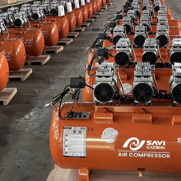 SAYI SY-750 oil-free silent air compressor with 200L tank